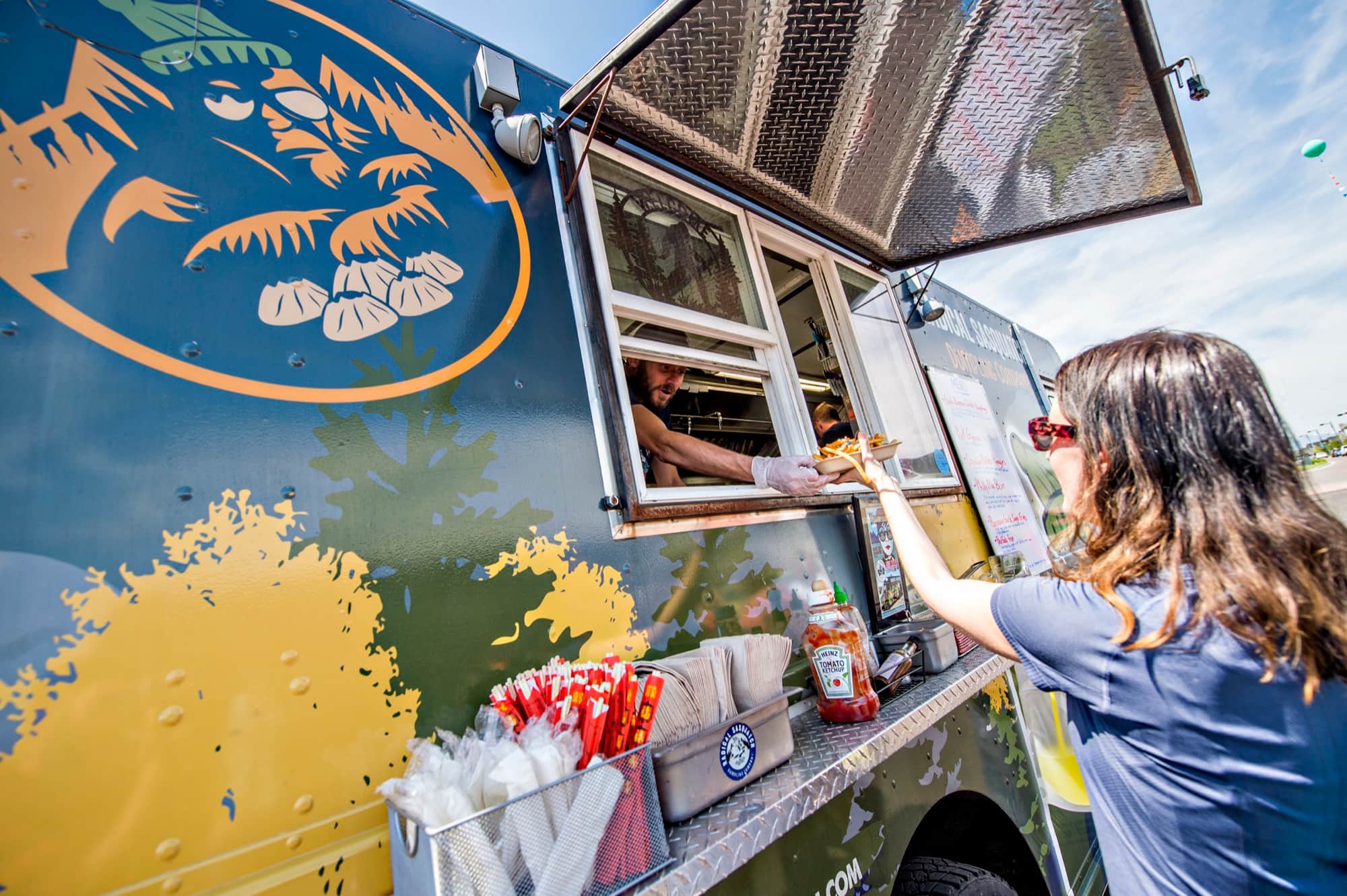 An order handed out the Radical Sasquatch truck window